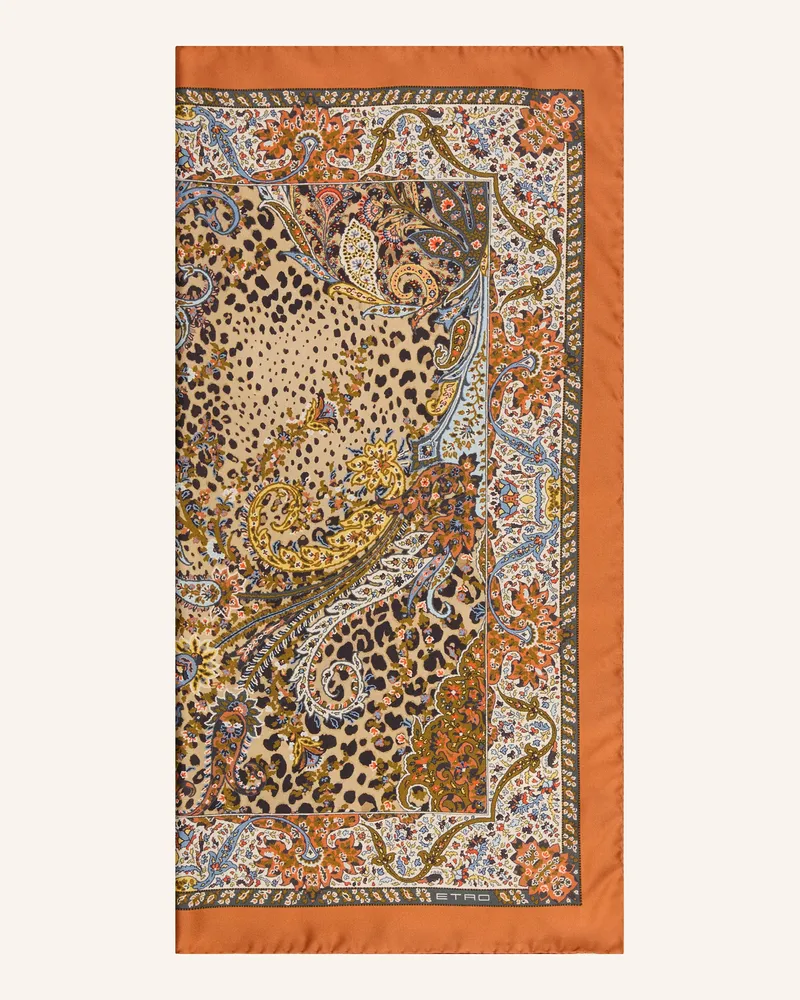 Etro Seidentuch Turandot beige Khaki