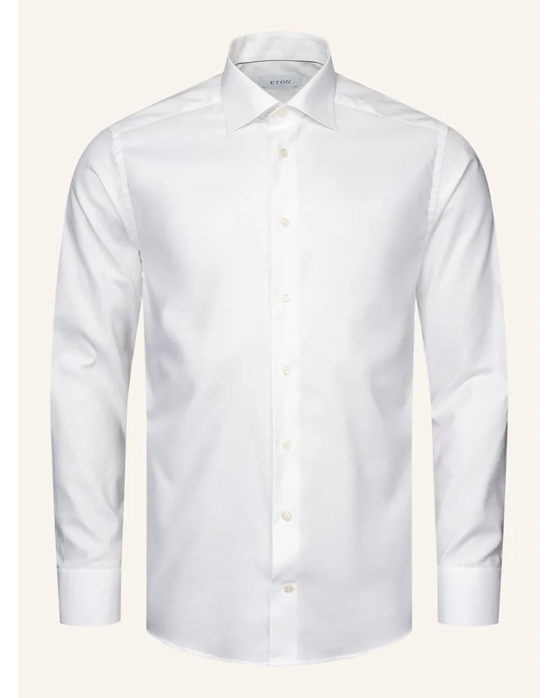 Eton Contemporary fit Baumwoll-Tencel™-Hemd Weiss