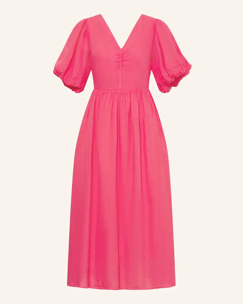 Mrs & HUGS Leinenkleid pink Pink