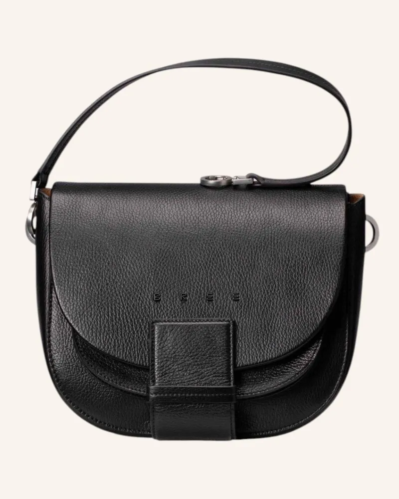 BREE Überschlagtasche The Icons Ladytop schwarz Schwarz