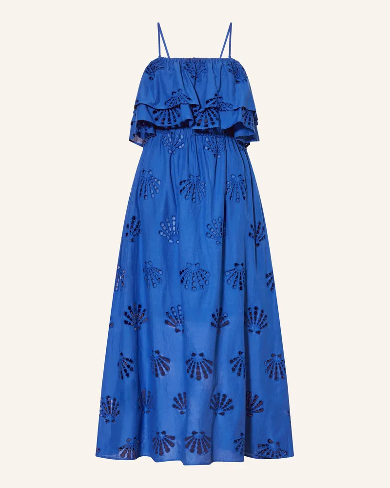 watercult Strandkleid Dolce Lemon Aus Lochspitze blau Blau