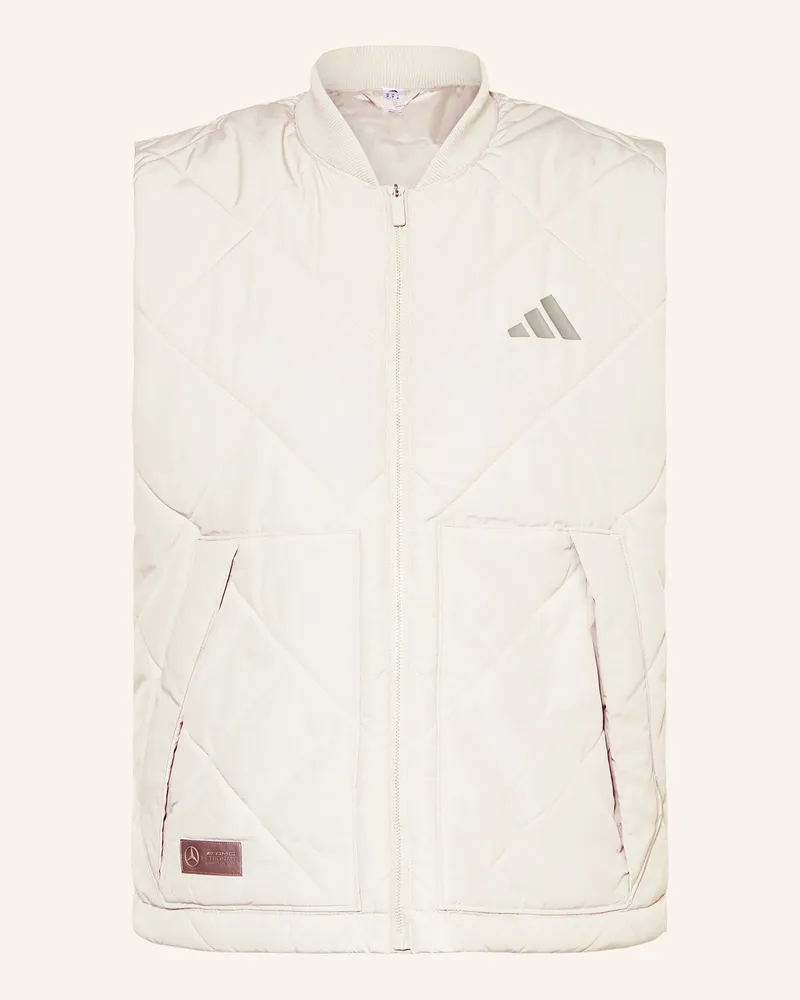 adidas Steppweste MERCEDES - AMG PETRONAS FORMULA ONE TEAM PREMIUM Beige