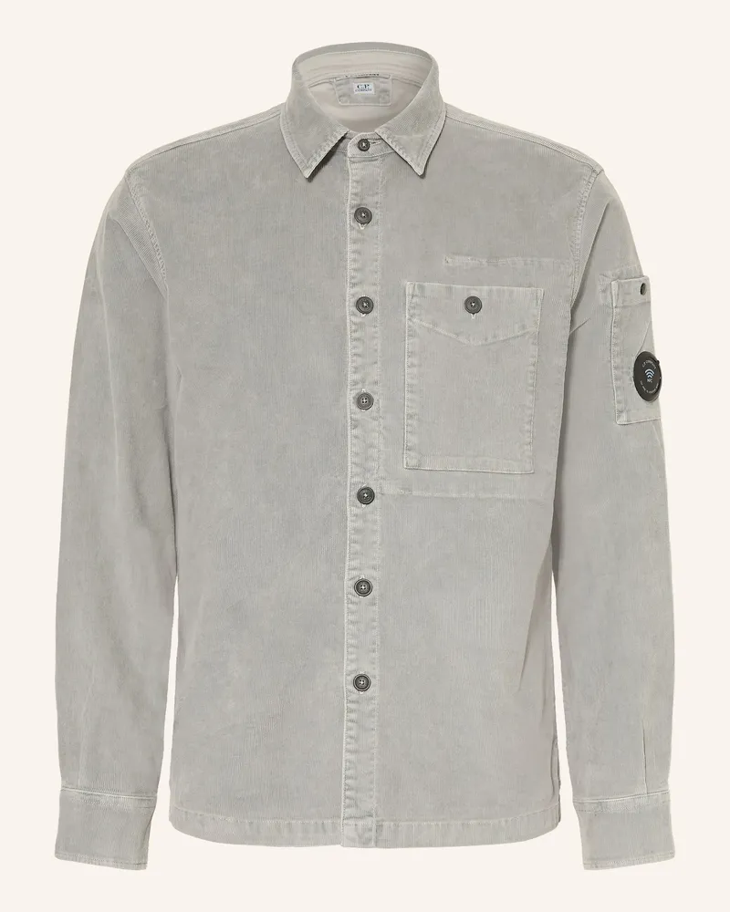 C.P. Company Cord-Overjacket grau Hellgrau