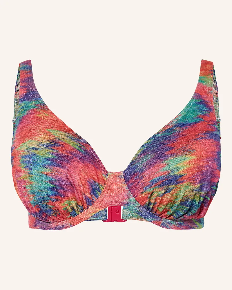 PrimaDonna Bügel-Bikini-Top CAIRO mit Glitzergarn Rot