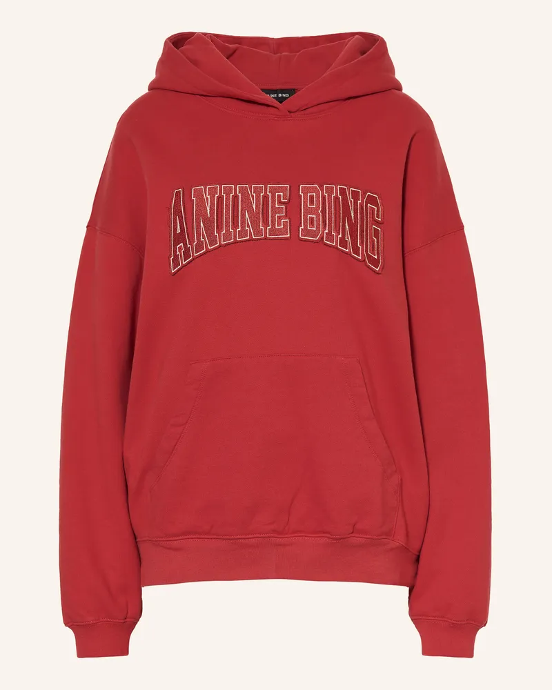 Anine Bing Hoodie Harvey rot Rot