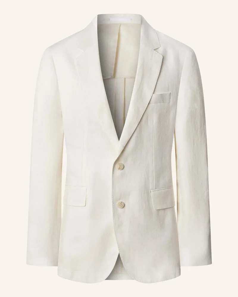 Hackett Sakko Linen Delave Hopsack weiss Weiss