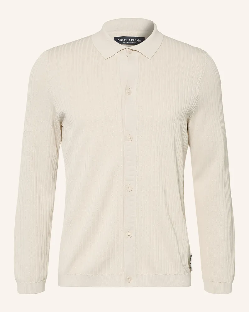 Marc O'Polo Strickjacke beige Hellgrau
