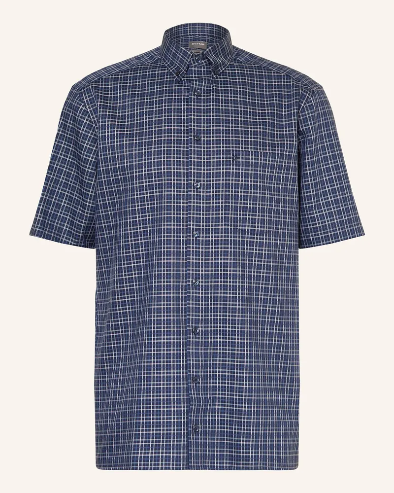 Olymp Kurzarm-Hemd Luxor comfort fit Dunkelblau