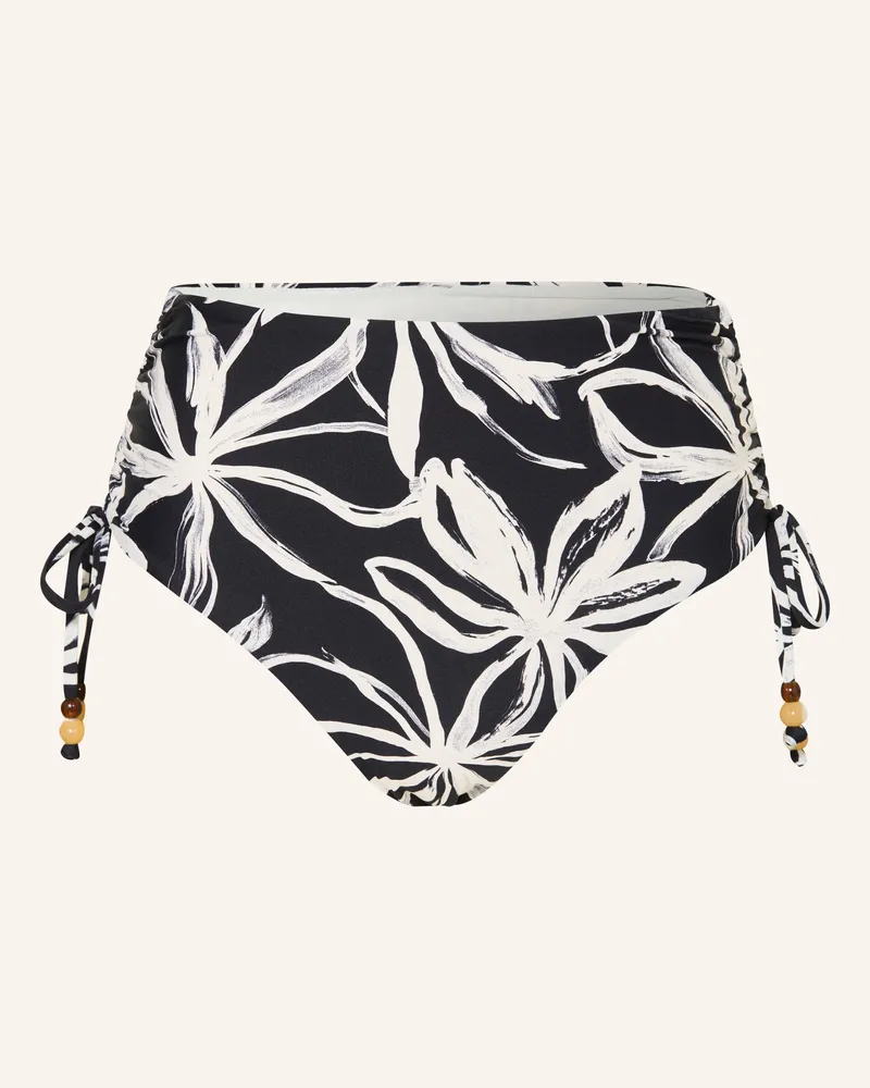 Marc O'Polo High-Waist-Bikini-Hose mit Schmuckperlen Schwarz