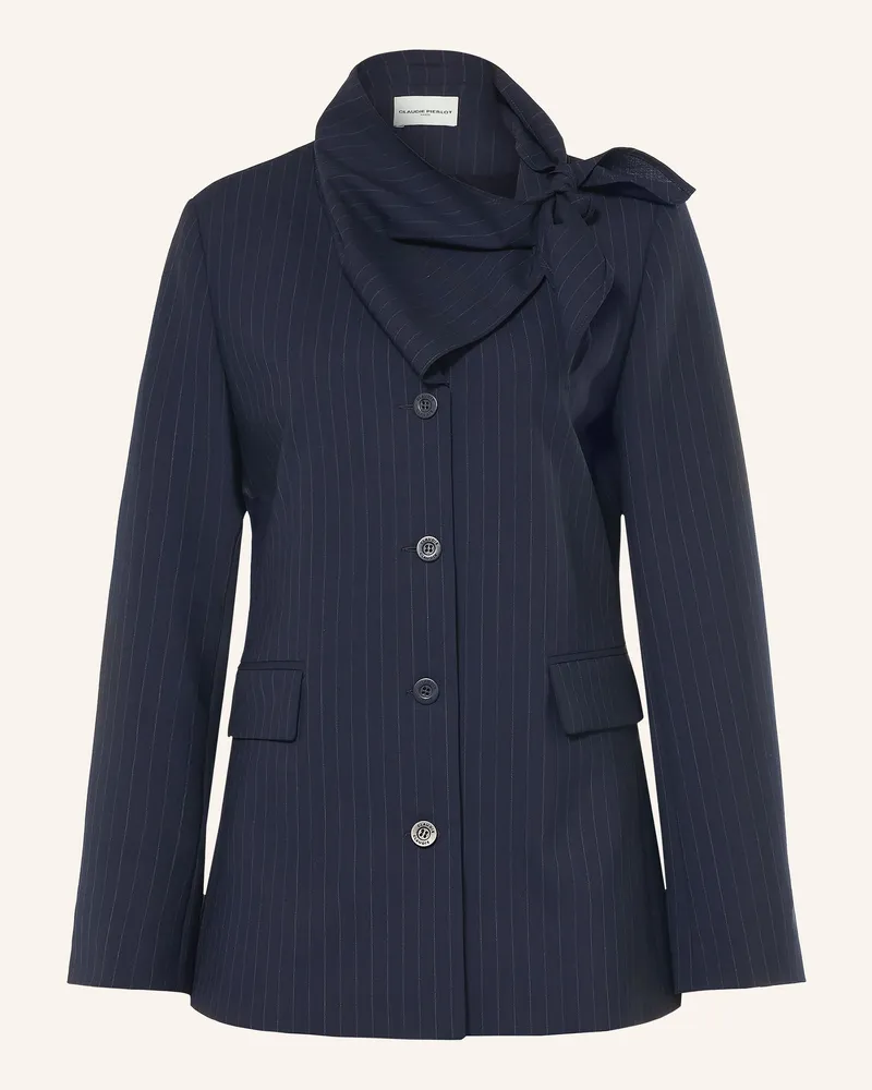 Claudie Pierlot Blazer Mit Schluppe blau Dunkelblau