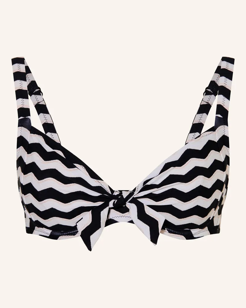 Lidea Bügel-Bikini-Top Sandwave schwarz Schwarz