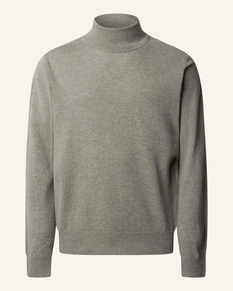 Hackett Pullover Sr Cashmere Roll Neck gruen Grün