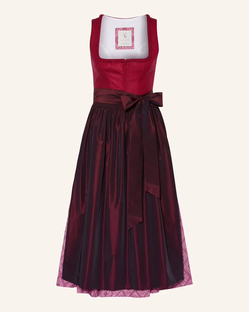 Johann & Johanna Dirndl Mit Seide rot 34
