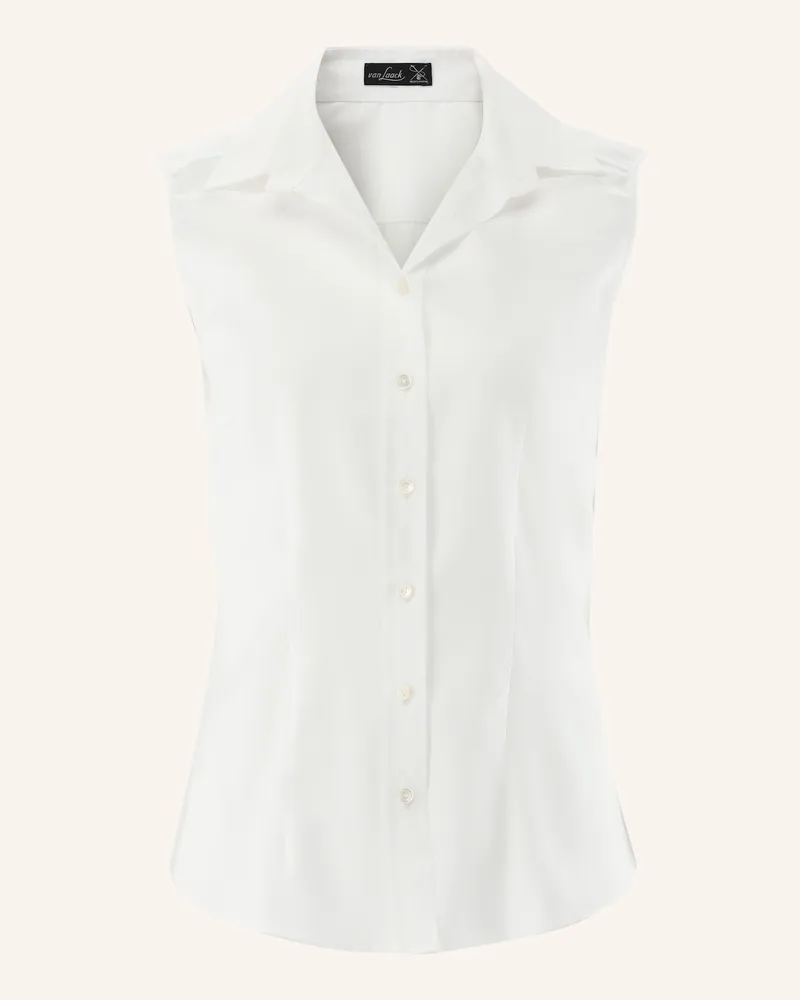 van Laack Bluse Slim Fit Weiss