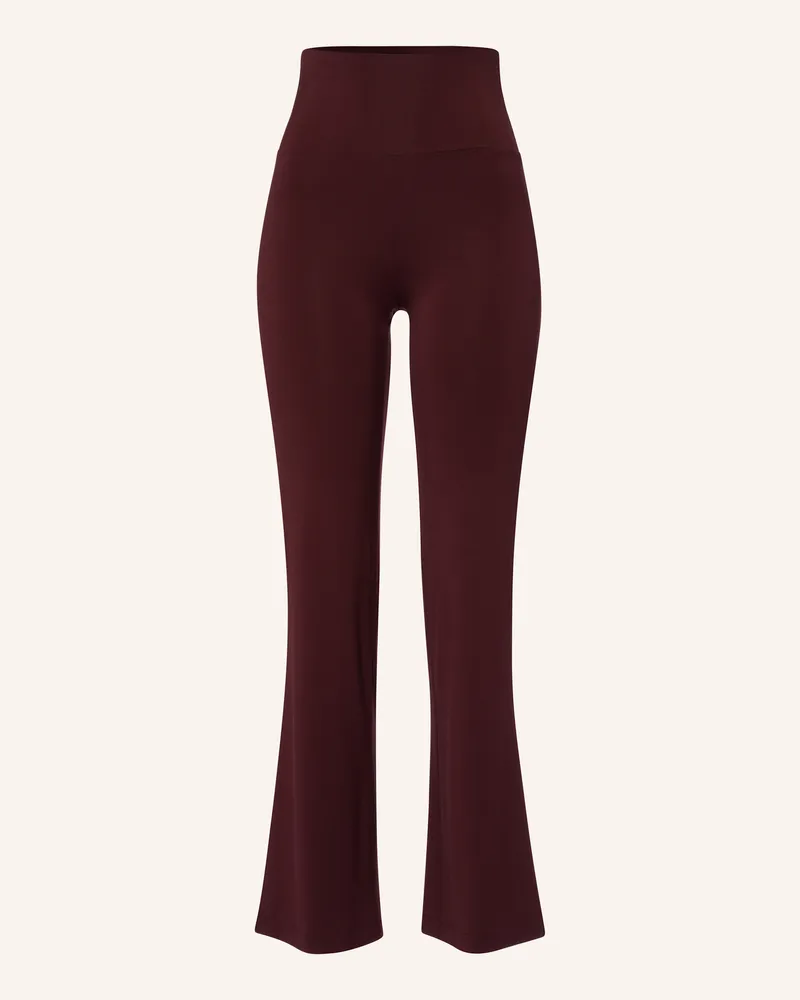 Les Lunes Hose BELLE LEGGINGS FLARED Dunkelbraun
