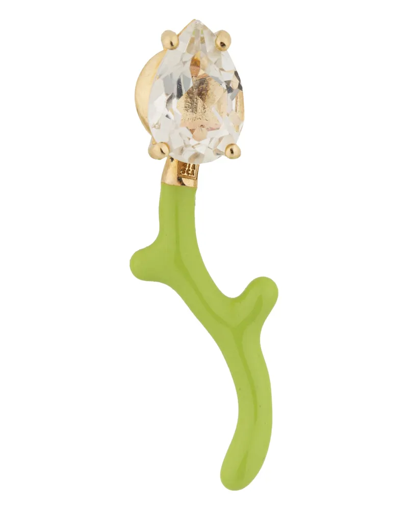 Bea Bongiasca Ohrhänger Foxy gold Hellgrün