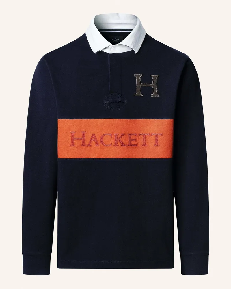 Hackett Poloshirt HERITAGE RALLY HKT Blau