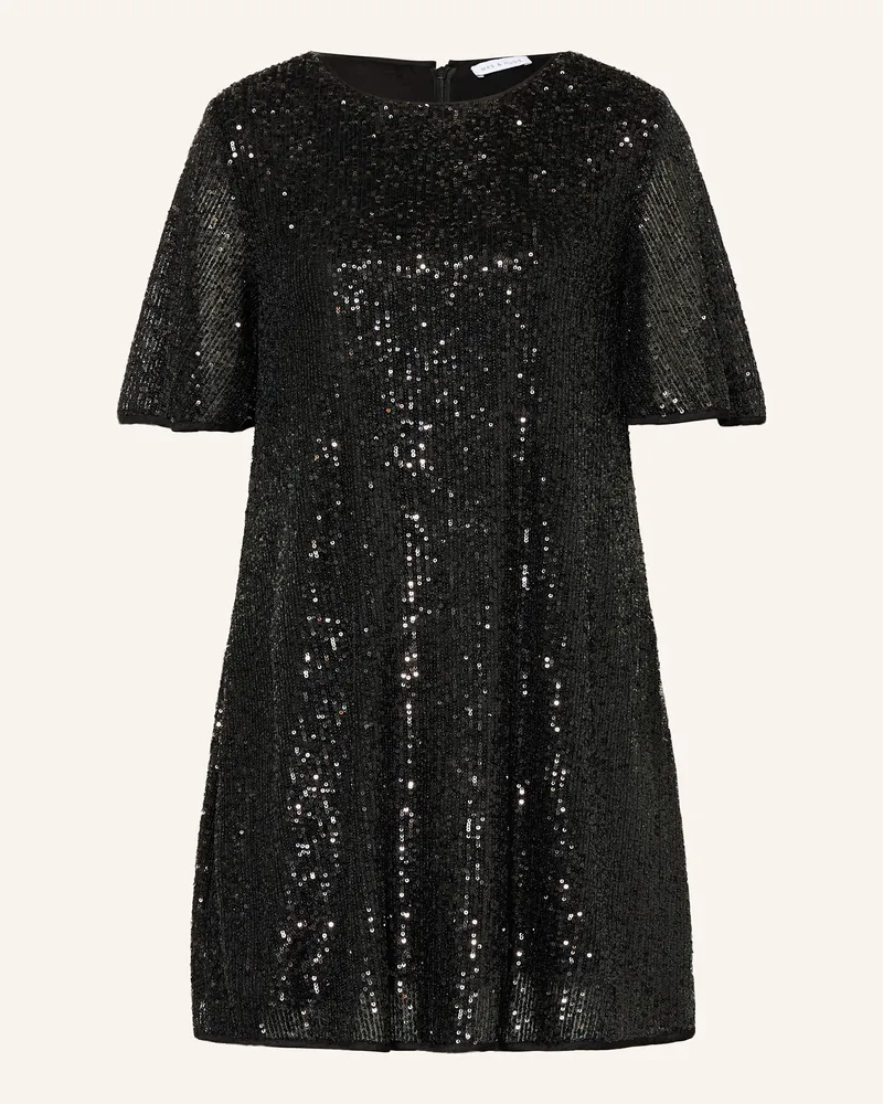 Mrs & HUGS Kleid mit Pailletten Schwarz