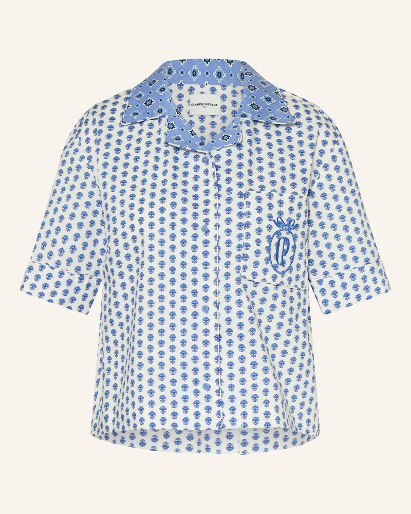 Claudie Pierlot Bluse Blau