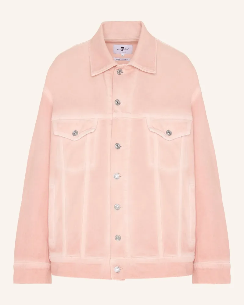7 for all mankind OLI TRUCKER Jeansjacke Pink