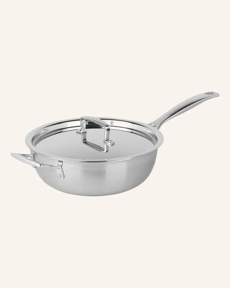 Le Creuset Sauté-Pfanne 3-Ply Antihaft silber Silber