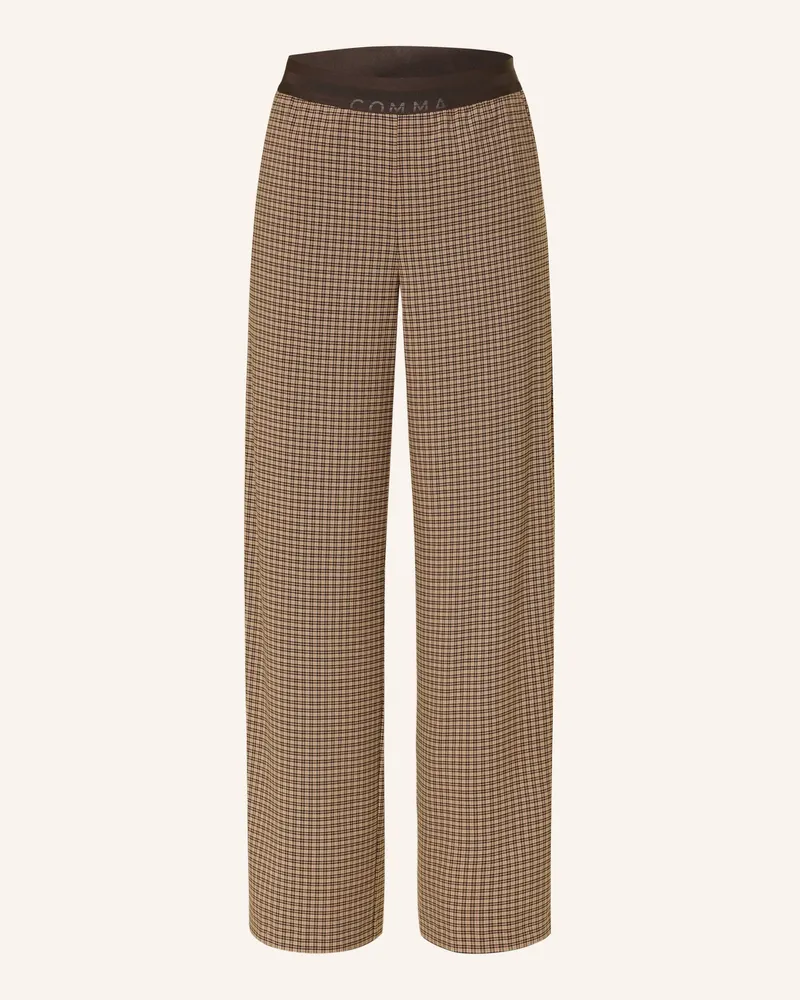 COMMA Marlenehose braun Hellbraun