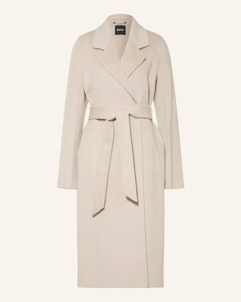 HUGO BOSS Wollmantel Cotaz beige Beige