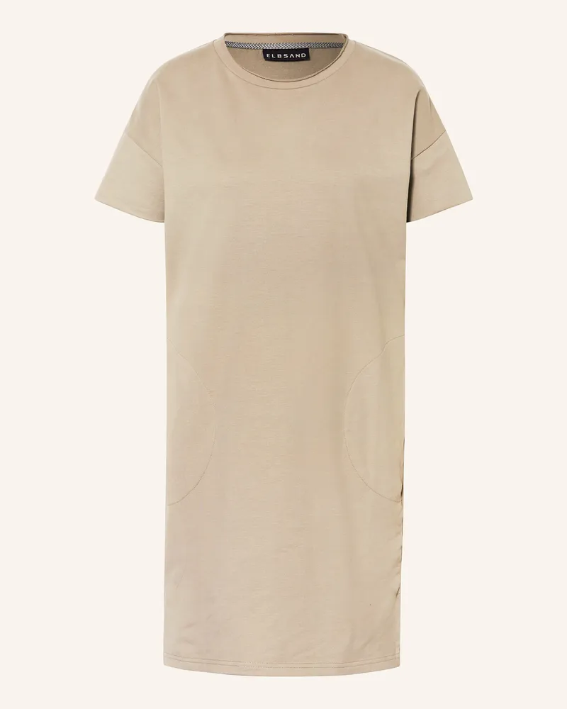 ELBSAND Kleid TELMA Hellbraun