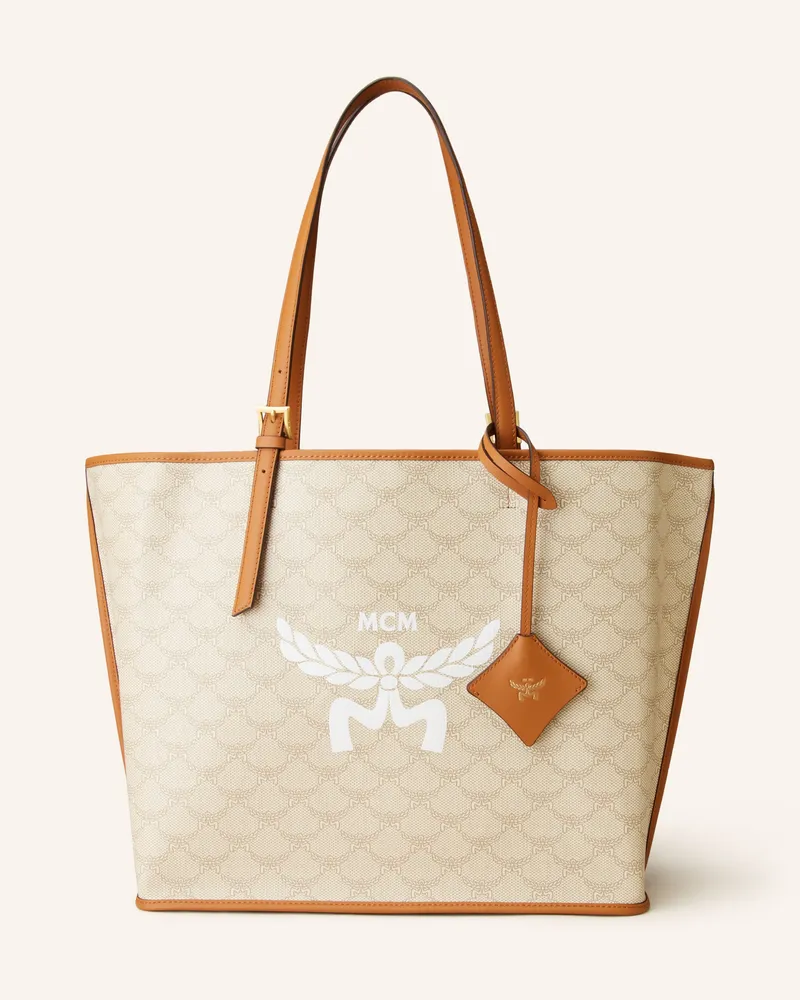 MCM Shopper LAURETOS MEDIUM Beige