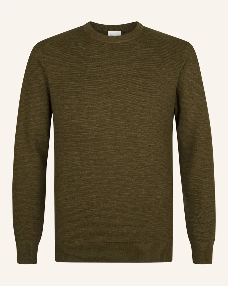 Profuomo Herren Pullover Dunkelgrün