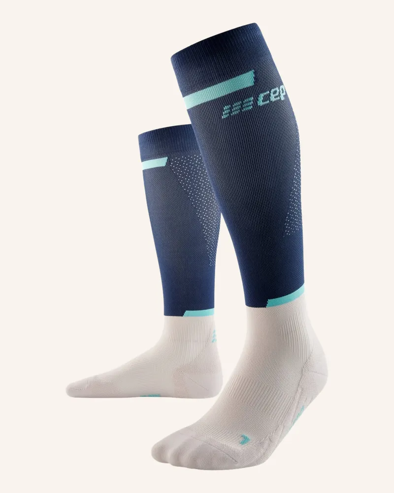 CEP Laufsocken The Run Knee-High Mit Kompression blau Blau