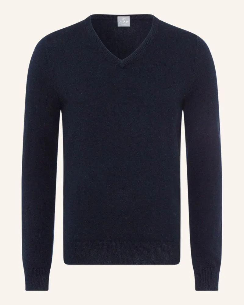 FTC Cashmere Cashmere-Pullover Dunkelblau