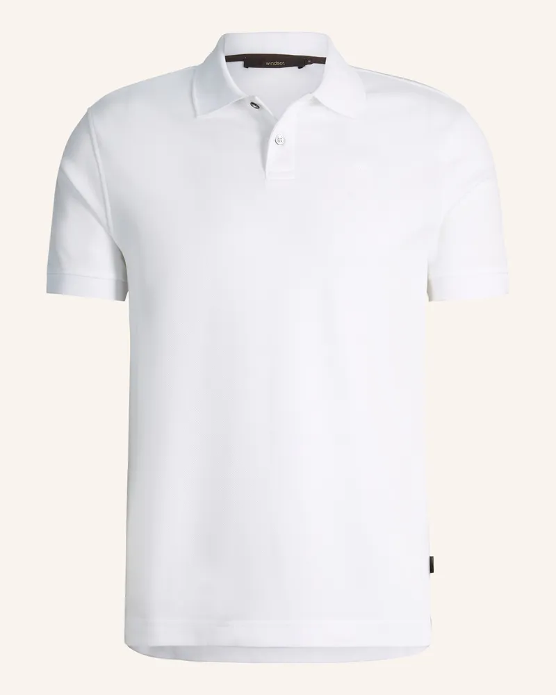 windsor. Poloshirt weiss Weiss