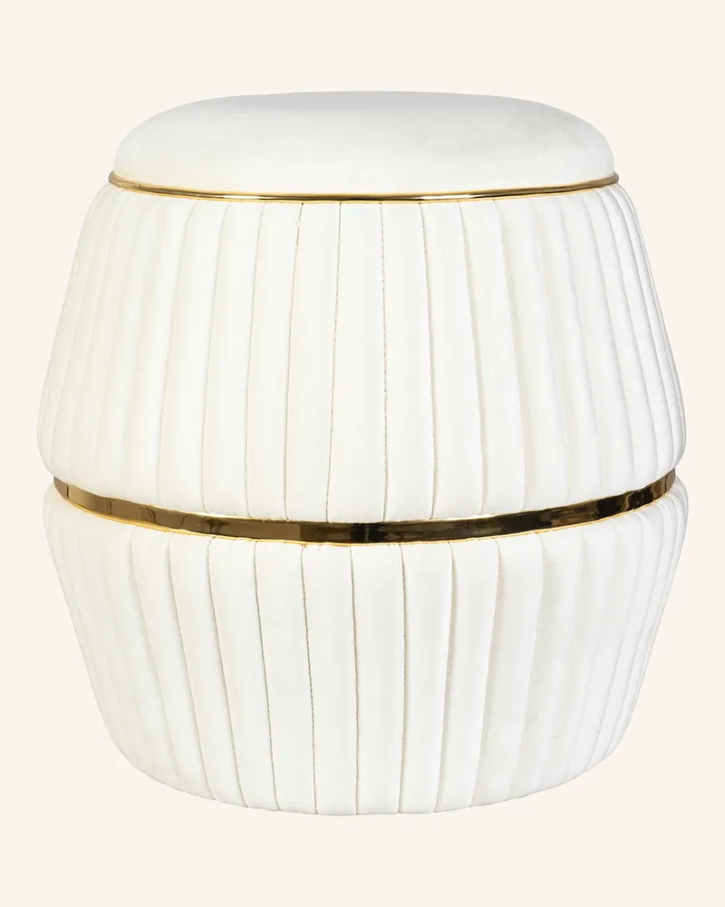 Kayoom Hocker DORIC Creme