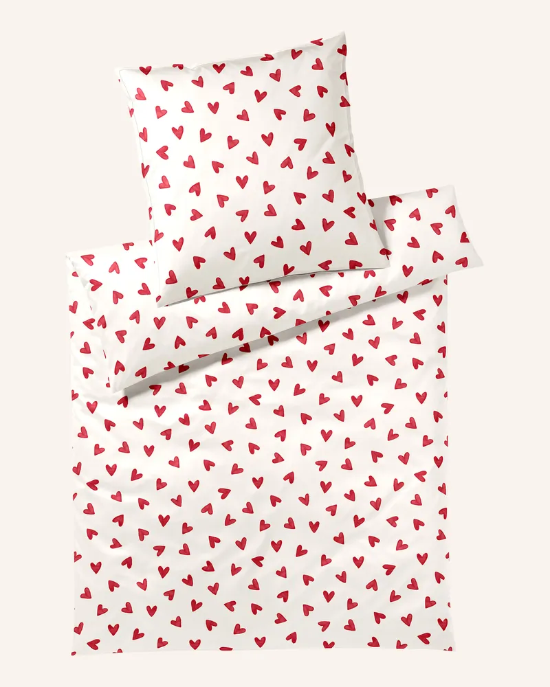 elegante Bettwäsche CHERIE Weiss