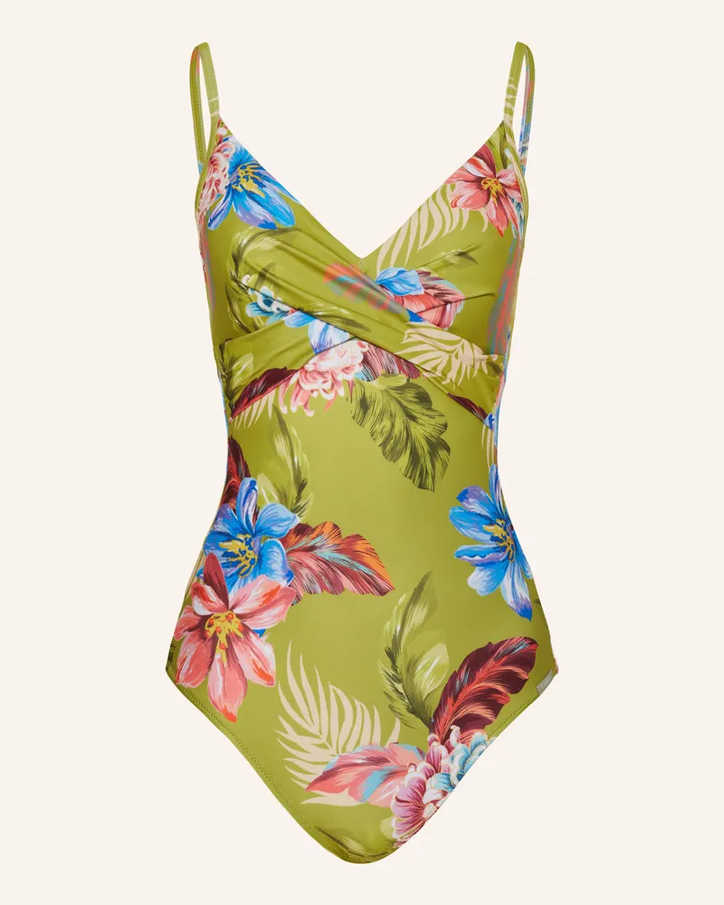 Lidea Badeanzug Botanic Burst gruen Hellgrün