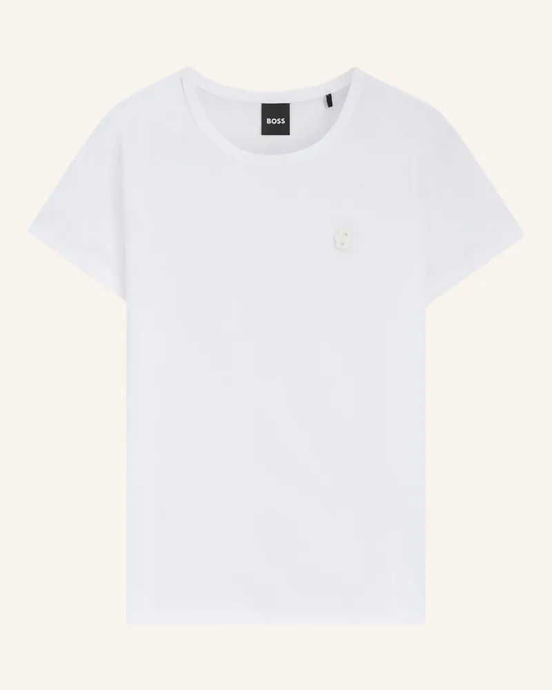 HUGO BOSS T-Shirt EVENTSA8 Slim Fit Weiss