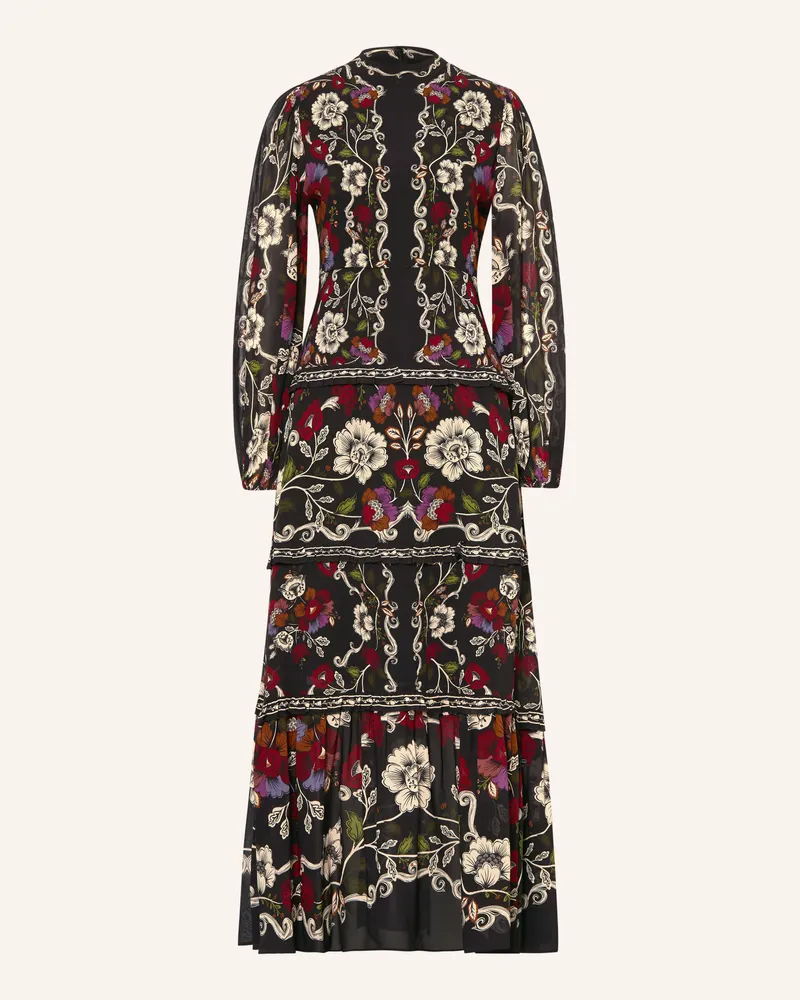 FARM Rio Kleid ROCOCO mit Rüschen Schwarz