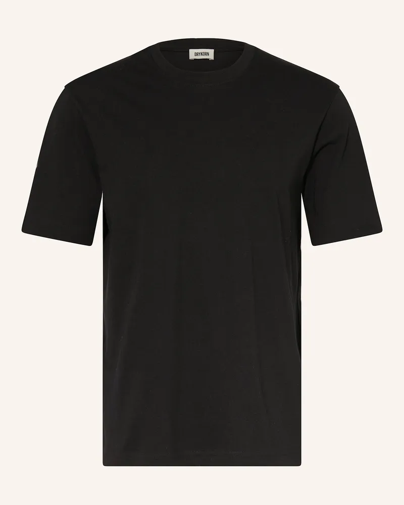 Drykorn T-Shirt Raphael schwarz Schwarz