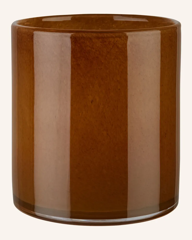 Blomus Windlicht Saga L beige Dunkelgelb