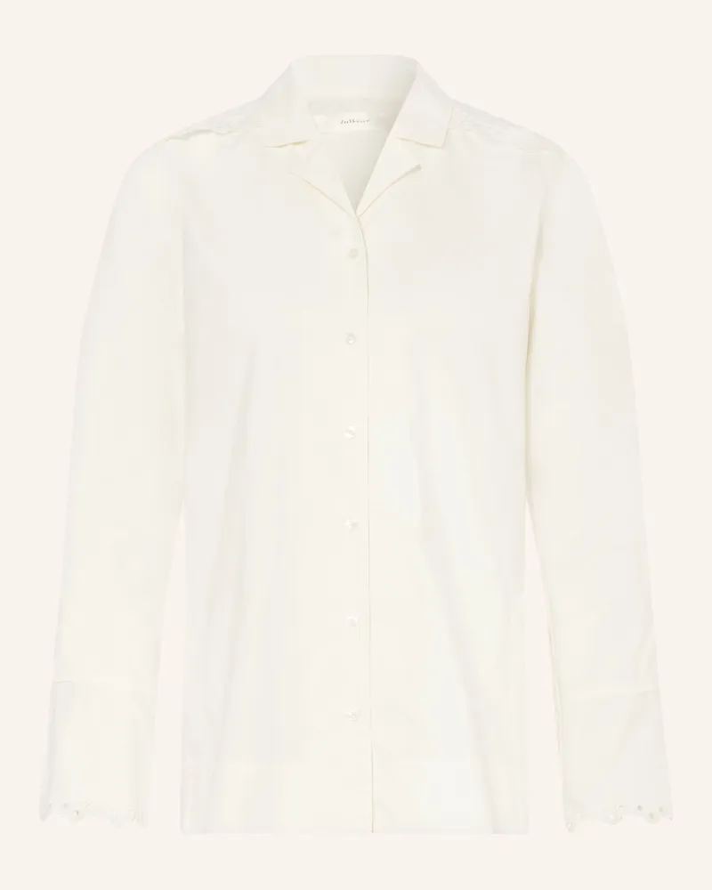 InWear Bluse Liaiw Mit Lochspitze weiss Ecru