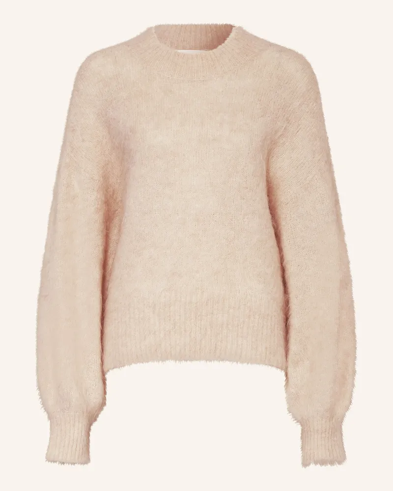 MOSS COPENHAGEN Alpaka-Pullover Mschthira Salmia weiss Creme