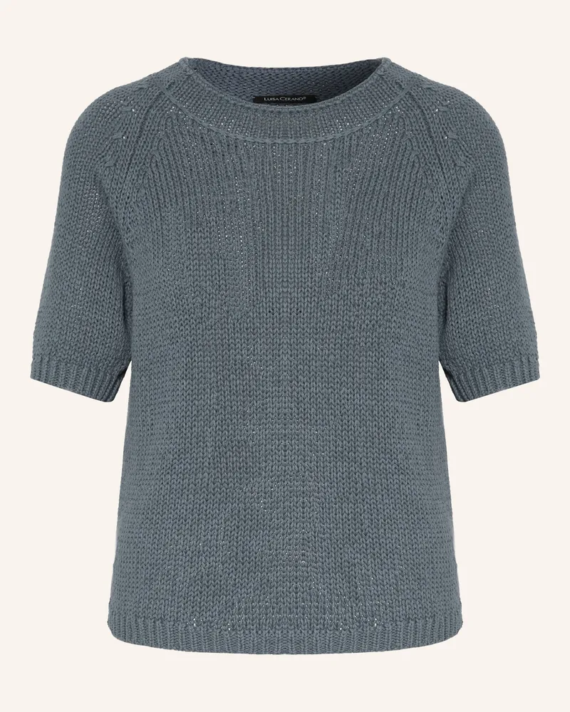 Luisa Cerano Strickshirt Blaugrau