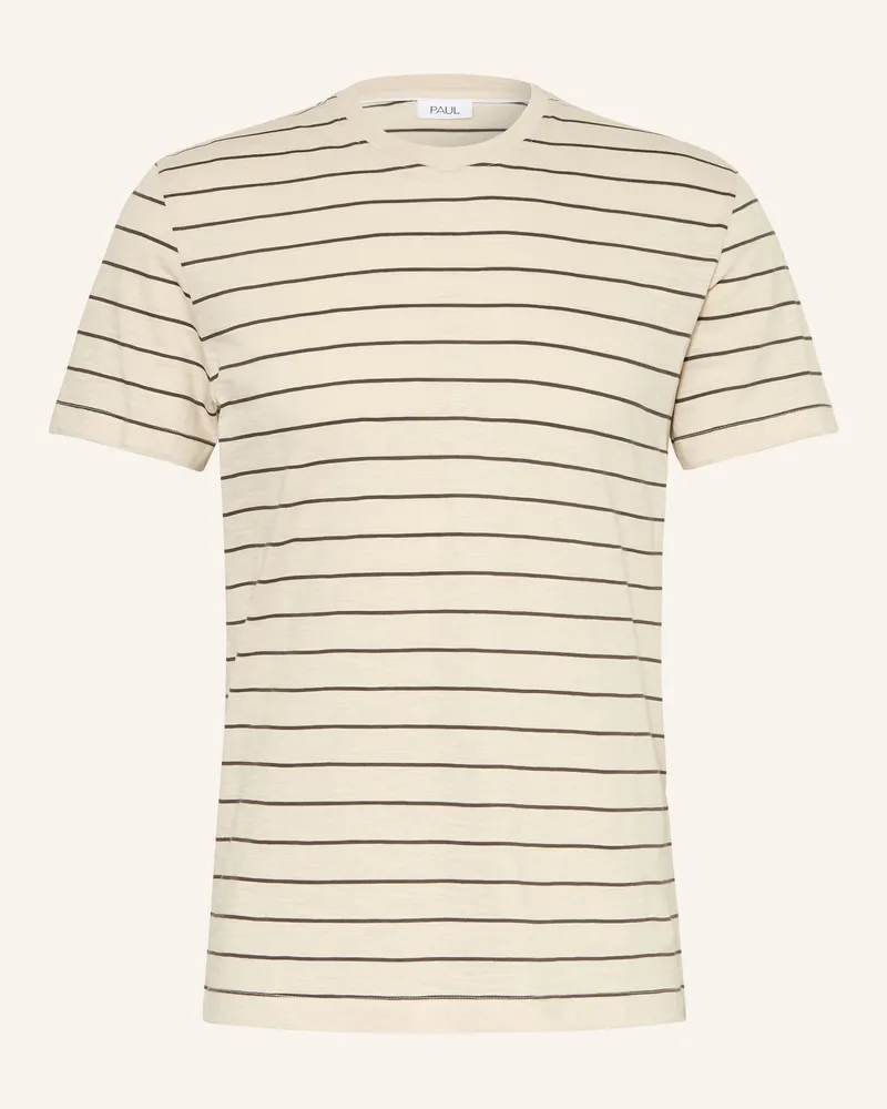 paul T-Shirt braun Beige