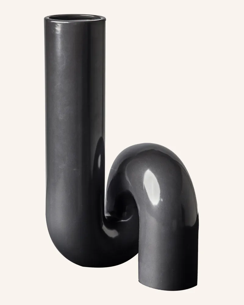 POLSPOTTEN Vase Yourtube schwarz Schwarz