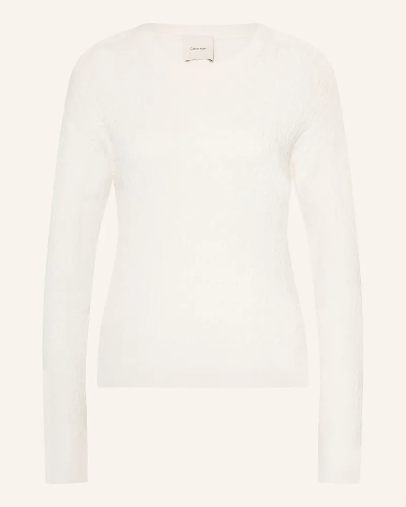 Calvin Klein Pullover weiss Weiss