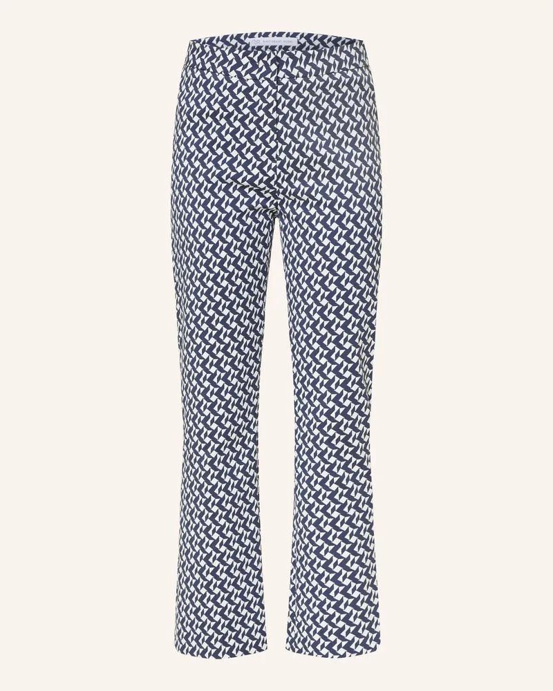 RAFFAELLO ROSSI  7/8-Hose MAIKA aus Jacquard Dunkelblau