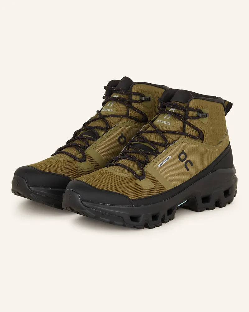 ON Wanderschuhe CLOUDROCK MID WP Oliv