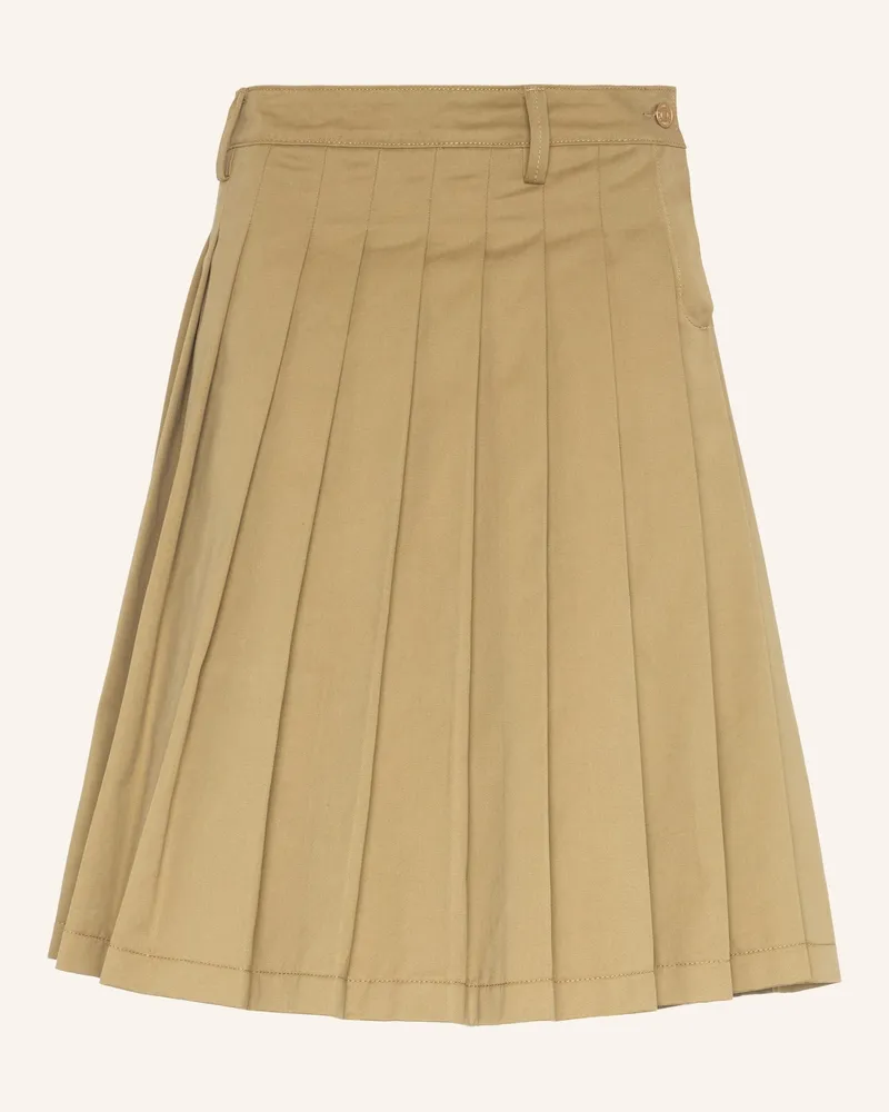 7 for all mankind Skirt PLEATED MIDI Beige