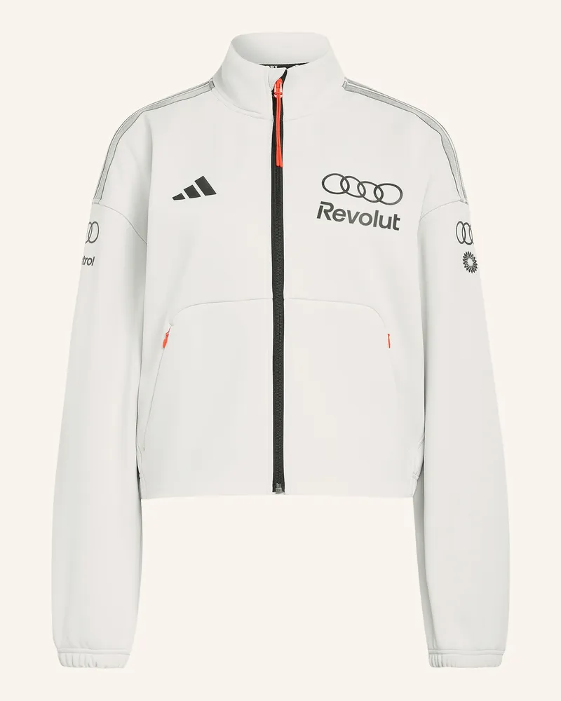 adidas Sweatjacke Audi Formula One Team Engineers & Marketing grau Ecru